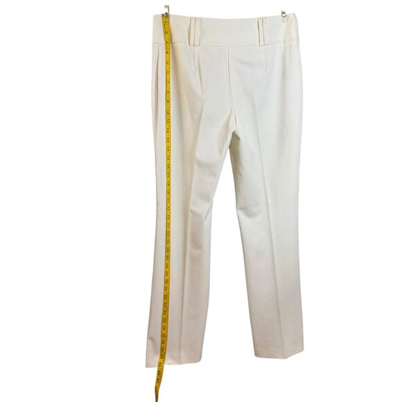 INC International Concepts Women’s Dress Pants Size 6 off white Straight Leg - Picture 5 of 9